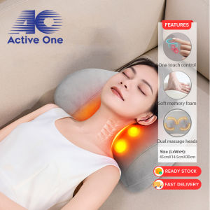 ACTIVEONE Smart Lumbar Massager Electric For Waist Shoulder Neck Pain Relief With Heat Alat Urut Elektrik Pinggang - Fulfilled by ACTIVEONE