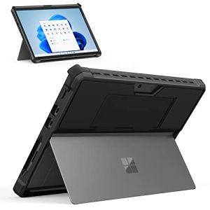Trường hợp phù hợp Microsoft Surface Pro 8 13 "Màn hình cảm ứng 2021 phát hành máy tính bảng-tất cả-trong-một bảo vệ gồ ghề Bìa trường hợp với tay straptablet bảo vệ trường hợp bề mặt Pro 8 13-inch 2021 phát hành