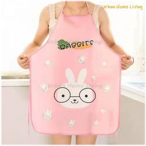 Lovely Carton Kitchen Waterproof EVA Apron Apron Memasak EVA Kalis Air [Ready Stock] Urban Home Living