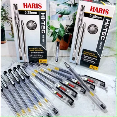 (12pc) pen HI TECH 0.28MM/PEN GEL HITECH HI-TECH TOSSA STATIONERY