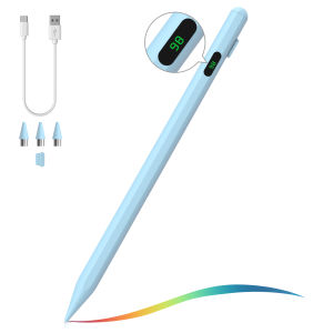 MoKo Stylus Pen for Touch Screen Active Universal Stylus Pen Compatible with iPad/iPhone/Samsung and Other iOS/Android Smartphone and Tablet Devices Tablet Pen with Power Display