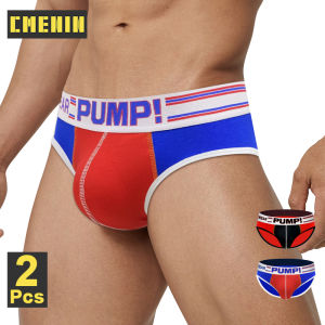 CMENIN PUMP 2Pcs Ins สไตล์กางเกงผ้าฝ้าย Jockstrap กางเกงในชาย Breathable Slip เซ็กซี่ชุดชั้นในชายสั้นกางเกงในชาย MP222