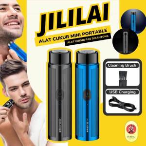 Alat Cukur Mini Elektrik Elektric Electric Elektronik Listrik Portable Portabel  Jililai Pencukur Cukuran Penghilang Bulu Halus Kaki Ketiak Ketek Kumis Jenggot Brewok Jambang Kemaluan Mini Shaver Baterai Rechargeable Serbaguna Original Pria Wanita
