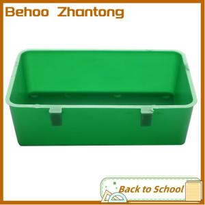 Behoo Multifunction Creative Green Food Tray Parrot Bathtub Animal Cage Shower Box