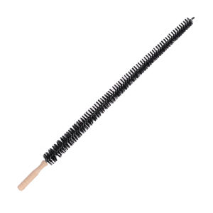 Wood Handle Long Cleaning Brush Water Pipe Drainage Dredge Tool Flexible Cleaner Brush Radiator Duster Long-haired Cleaning Dust