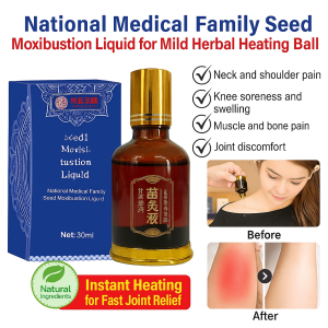 30ML Miao Moxibustion Liquid Relieve Joint Pain Promote Blood CirculationSafflower Oil