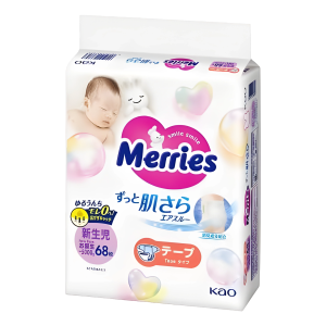Merries Baby Tape Dipaers Normal Type Available in NB-M <4 Packs>