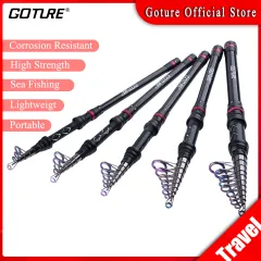 Goture Telescopic Fishing Rod Carbon Fiber Feeder Rods 1.8m 2.1m