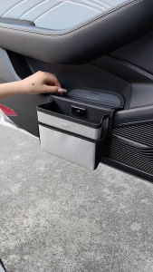 Car Storage Box Phone Pocket Back Seat Organizer Hanging Bag Waterproof Fabric Door Side Organizer Bag