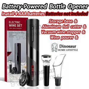🇸🇬 ReadyStock -Automatic Electric Wine Opener (USB Charging) / Bottle Opener/ Electric Corkscrew Easy Remove/ Red Wine Openers /Gift Set电动开瓶器