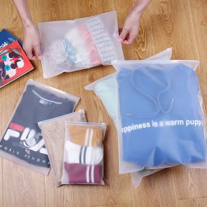 Travel Packing Frosted Zipper Bag Waterproof Transparent Clothes Underwear Storage Bag: A Comprehensive Guide
