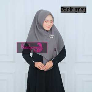 Segiempat oval curve malay 115x115 Polly cotton Premium Hijab Curvey Malay Instan