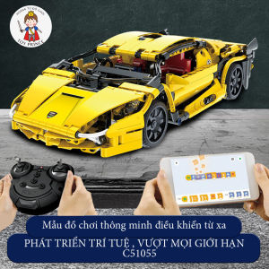 ĐỒ CHƠI LẮP RÁP LEGO MÔ HÌNH ĐIỀU KHIỂN TỪ XA THÔNG MINH SIÊU XE LAMBORGHINI SIAN C51055