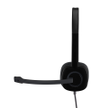 Tai nghe chụp tai Logitech H151 - 1 jack 3.5mm, Mic khử giảm tiếng ồn, âm thanh nổi. 