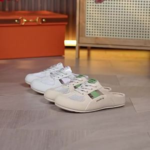 [Free Shipping] 2026 Summer New Breathable Hollow Mesh Shoes For Women Casual Shoes Versatile Flat-Toed Closed-Toe Sandals Mesh Shoes K3907
