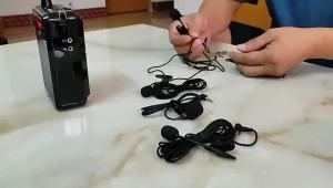 ✨Loudspeaker special lavalier microphone Little bee microphone Erhu instrume扩音器专用领夹式麦克风小蜜蜂话筒二胡乐器拾音器教师导游手持麦 RYJ07