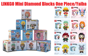 (Msia Stock) LINKGO One Piece Series Yaiba NanoBlock Nano Brick 3D Model DIY Mini Diamond Block Anime Cartoon One-piece Mainan Blok 微型积木 积木 海贼王 鬼灭 模型 Connection Blocks Linkgo - Lazada