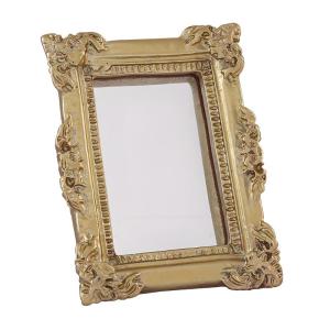 1/12 Doll House Miniature Mirror Model Antique Design Plastic Furniture Figurine Kids Pretend Play Scene Decoration