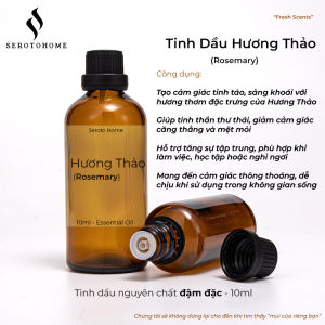 Tinh Dầu Hương Thảo Rosemary Essential Oil Xông Thơm Phòng Xe Hơi Spa Nến Thơm