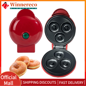 【winnereco】Waffle Iron Nonstick Electric Breakfast Maker Pancake Bubble Egg Cake Oven Pan for Quick Breakfasts Snacks and Desserts
