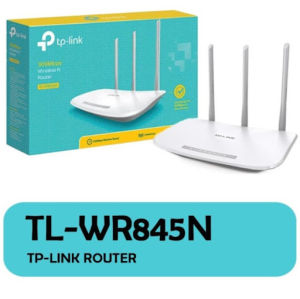 Bộ phát wifi TP-Link TL-WR845N (Chuẩn N/ 300Mbps/ 3 Ăng-ten ngoài/ 15 User)