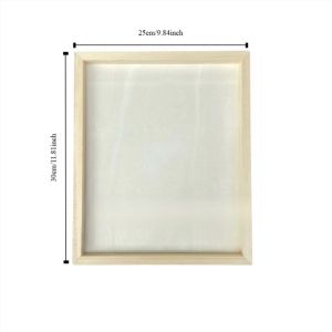 MILDPETAL Wooden Blank Clay Frame Creartive Multi Size Picture Frame Wooden Craft Party Decor Wooden Photo Holder Children Painting Drawing