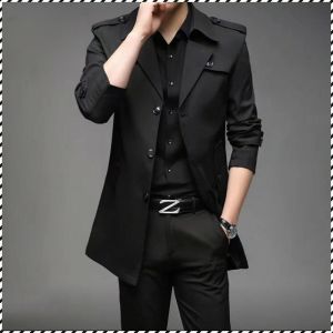 Mid-length Jacket Fashionable And Casual Classic Mens Coat High-quality Fabric Breathable And Comfortable 男士休闲夹克