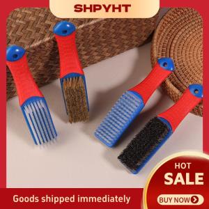 SHPYHT Dây bàn chải lông bàn chải Nano bàn chải lụa W Silicone xử lý Grip cho rỉ sét wielding xỉ bụi bẩn sơn chà với làm sạch sâu