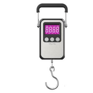 304 Stainless Steel Luggage Scale 60kg/10g Weight  Electronic Luggage Scale USB Charging  Portable Weighing Balance Tool