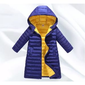 Winter Waterproof Long Jacket for Kids Puffer Coat Jaket Panjang Winter Anak Anti Air