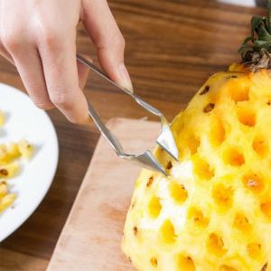 Dụng Cụ Khều - Gắp Lấy Mắt Dứa - Kẹp Cắt Mắt Thơm Nhanh Gọn Bằng Thép Loại 1 - HÀNG CÓ SẴN