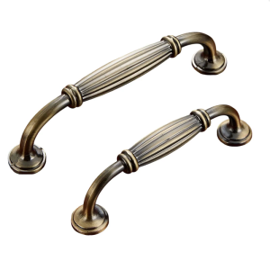 Zinc Alloy Cabinet Knob Drawer Pulls Vintage Furniture Decorative Handle for Kitchen Cupboard Wardrobe Easy to Install