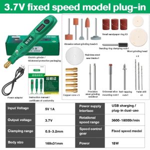 🔝 Original 【24 hours delivery】Professional Mini Grinding Set 12V Speed Adjustable Electric Drill 0.5-3.2 with Grinding Accessories Set Multifunctional Engraving Pen for Dremel Tools Electric Tool Grinder Polishing Jade Carving Electric Grinder