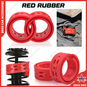 For Perodua Aruz AMT Car Spring Buffer Power Cushion Buffer Coil Spring Rubber SIlicone Damper Kereta Shocks Suspension Cushion DIY 2pcs/set