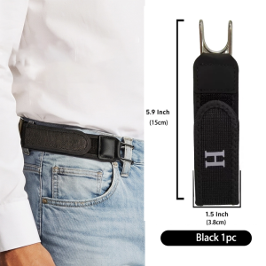 EUNICE Adjustable Elastic No Buckle Belt for Men Women Invisible Jeans Waist Strap with Metal Hook Tali Pinggang 懒人腰带