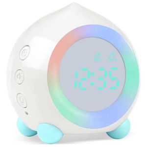 Children Digital Alarm Clock Sunrise Simulator with LED Night Light Lamp for Boy