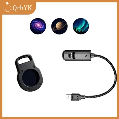 QrhYK 1Set USB Plug In Planet Projection Lamp Indoor Ceiling Decoration Atmosphere Light Starry Sky Lamp Night Light Galaxy Projector
