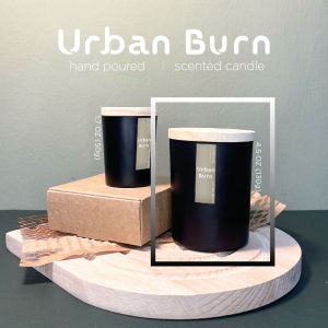 Urban Burn Woody Frosted Scented Candle 130g Lilin Aroma 香薰蜡烛