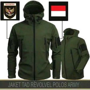 Jaket Tactical Pria Tad Bravo / Jaket Taktical Military Parasut Waterproof Pria