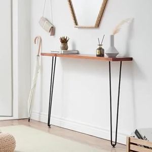 Solid Wood Square Table Wall Table Simplicity Case Table Corridor Table Natural Atmosphere Clicis