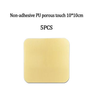5Pcs Boundless Self-adhesive Polyurethane Foam Dressing Non-adhesive Polyurethane Foam Dressing Pressure Sore Patch Medical Bedridden Elderly But
