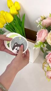 1/4/8 Pcs Hangable Wood Pulp Sponge – Reusable Dishwashing Scouring Pad Compressed Kitchen Sponge with Cartoon Design Absorbent & Quick-Drying Household Cleaning Tool-152c4c8b