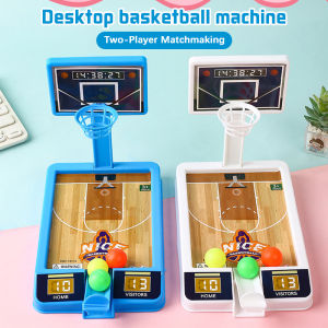 Mini Basketball Game Desktop Decompression Toy Interactive Parent-children Finger Toy for Birthday Gifts