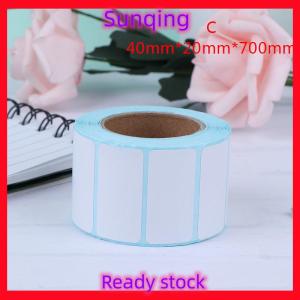 SQ Stationery [Flash Sale] 700ชิ้น ม้วนกาวฉลากความร้อนฉลากเปล่าพิมพ์โดยตรง