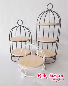 rak susun sangkar | rak serbaguna model sangkar
