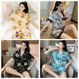 ANGELTerno Set Pantulog Loungewear Sleep Wear Coordinates - XS to Large - xs to large - 2 piece - top and shorts - classy and elegant - premium fabric - excellent quality - fabric from abroad - premium quality - mall quality - multi way to wear - for