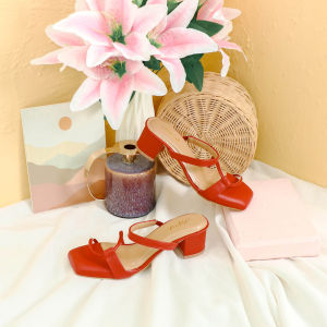 Alivelovearts Pillow Sendal Strap Heels Wanita