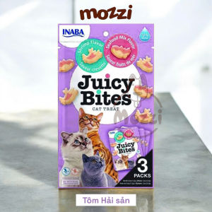 Snack cho mèo Viên mềm Juicy Bites Inaba bịch 3x11gr