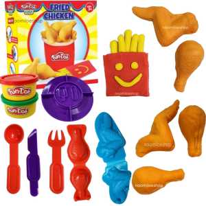 Fried Chicken Mainan Fun Doh ayam goreng KFC - Lilin Mainan FunDoh