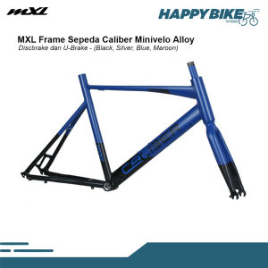 MXL Frame Rangka Caliber Sepeda Minivelo Discbrake/U-Brake Alloy Include Fork
